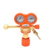 propane 1C008-0021 LPG Industrial Propane Butane Regulator, LPG/Propane Gas Regulator with Shut-off Valve