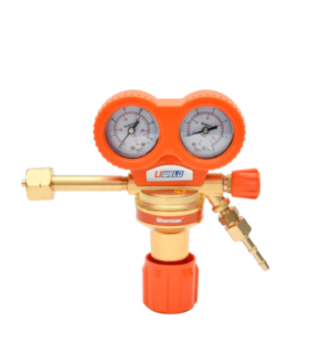 propane 1C008-0021 LPG Industrial Propane Butane Regulator, LPG/Propane Gas Regulator with Shut-off Valve